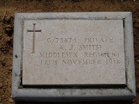 Struma Military Cemetery - Smith, Alfred Charles
